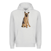 Dove Grey german shepherd Premium Hoodie - JahusDesignShop