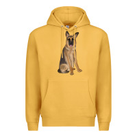 Mustard german shepherd Premium Hoodie - JahusDesignShop