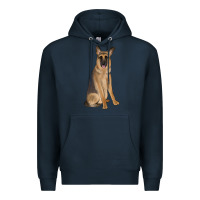 Navy german shepherd Premium Hoodie - JahusDesignShop