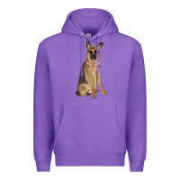 Purple german shepherd Premium Hoodie - JahusDesignShop