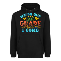 Black watch out first grade here i come Heavyweight Hoodie - texasbilliewilder