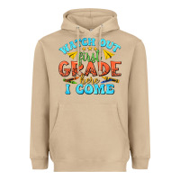 Mushroom watch out first grade here i come Heavyweight Hoodie - texasbilliewilder