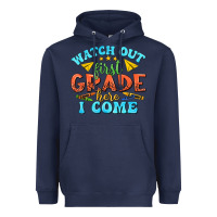 Navy watch out first grade here i come Heavyweight Hoodie - texasbilliewilder