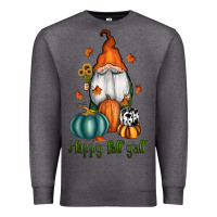 Charcoal Heather happy fall y'all gnome Premium Sweatshirt - RanaPortraitStore