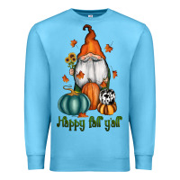 Ocean Blue happy fall y'all gnome Premium Sweatshirt - RanaPortraitStore