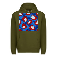 Army Green glitter 4th of july seamless pattern 8 Premium Hoodie - BundleAndBundleShop