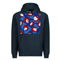 Navy glitter 4th of july seamless pattern 8 Premium Hoodie - BundleAndBundleShop