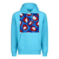 Ocean Blue glitter 4th of july seamless pattern 8 Premium Hoodie - BundleAndBundleShop