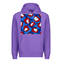 Purple glitter 4th of july seamless pattern 8 Premium Hoodie - BundleAndBundleShop