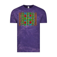 Cloud Purple autism awareness leopard puzzle brush stroke Vintage Tee - Artiststas