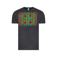 Vintage Black autism awareness leopard puzzle brush stroke Vintage Tee - Artiststas