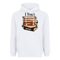 White i teach strength bravery equality love history Heavyweight Hoodie - Zillion Design Studio