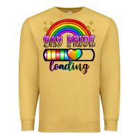 Antique Gold gay pride loading Premium Sweatshirt - Zillion Design Studio