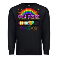 Black gay pride loading Premium Sweatshirt - Zillion Design Studio