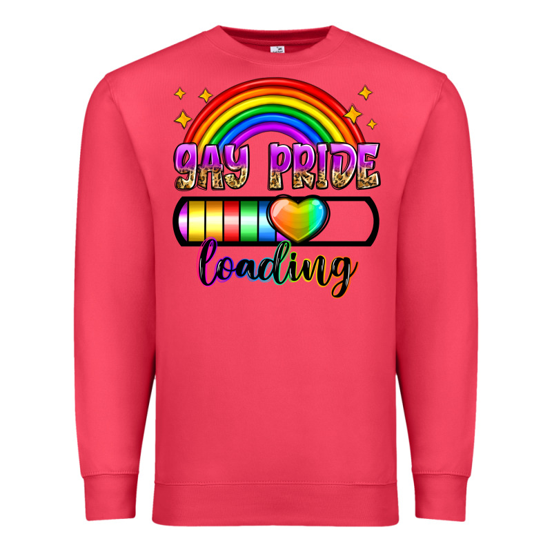 Gay Pride Loading Premium Sweatshirt by Zillion Design Studio | Teevron