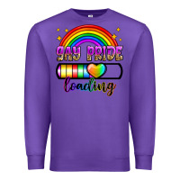 Purple gay pride loading Premium Sweatshirt - Zillion Design Studio