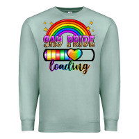 Seafoam gay pride loading Premium Sweatshirt - Zillion Design Studio