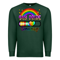 Sports Green gay pride loading Premium Sweatshirt - Zillion Design Studio