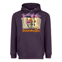 Plum watch them grow Heavyweight Hoodie - texasbilliewilder