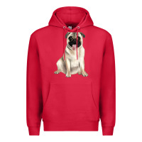 Cardinal pug Premium Hoodie - JahusDesignShop