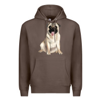 Coffee pug Premium Hoodie - JahusDesignShop