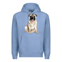 Colony Blue pug Premium Hoodie - JahusDesignShop