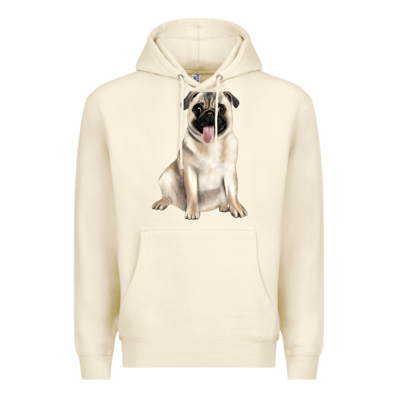 Pug Premium Hoodie by JahusDesignShop | Teevron