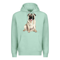Seafoam pug Premium Hoodie - JahusDesignShop