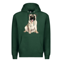 Sports Green pug Premium Hoodie - JahusDesignShop