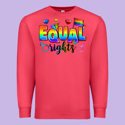 Equal Rights Premium Sweatshirt Designed By Zillion Design Studio