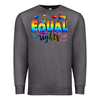 Charcoal Heather equal rights Premium Sweatshirt - Zillion Design Studio