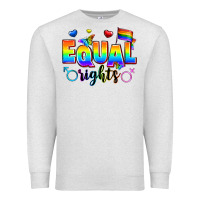 Oatmeal Heather equal rights Premium Sweatshirt - Zillion Design Studio