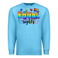 Ocean Blue equal rights Premium Sweatshirt - Zillion Design Studio