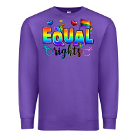 Purple equal rights Premium Sweatshirt - Zillion Design Studio