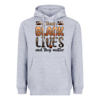 Heather Grey i teach black lives and they matter Heavyweight Hoodie - Zillion Design Studio