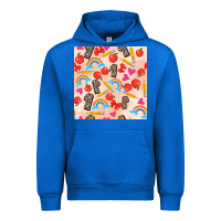 Cobalt back to school seamless pattern 1 (3600x3600) Urban Hoodie - AdoDesignShop
