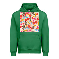 Emerald back to school seamless pattern 1 (3600x3600) Urban Hoodie - AdoDesignShop