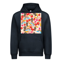 Navy back to school seamless pattern 1 (3600x3600) Urban Hoodie - AdoDesignShop