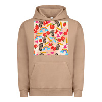 Pigment Burro back to school seamless pattern 1 (3600x3600) Urban Hoodie - AdoDesignShop