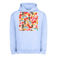 Pigment Grape Ice back to school seamless pattern 1 (3600x3600) Urban Hoodie - AdoDesignShop