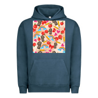 Pigment Midnight Navy back to school seamless pattern 1 (3600x3600) Urban Hoodie - AdoDesignShop