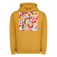 Pigment Peanut Butter back to school seamless pattern 1 (3600x3600) Urban Hoodie - AdoDesignShop