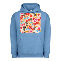 Pigment Pebble Blue back to school seamless pattern 1 (3600x3600) Urban Hoodie - AdoDesignShop