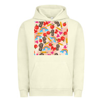 Pigment Pistachio back to school seamless pattern 1 (3600x3600) Urban Hoodie - AdoDesignShop