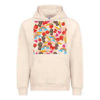 Sandshell back to school seamless pattern 1 (3600x3600) Urban Hoodie - AdoDesignShop