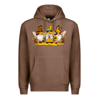 Chestnut western bee gnomes beehive honey sunflowers Premium Hoodie - Artiststas