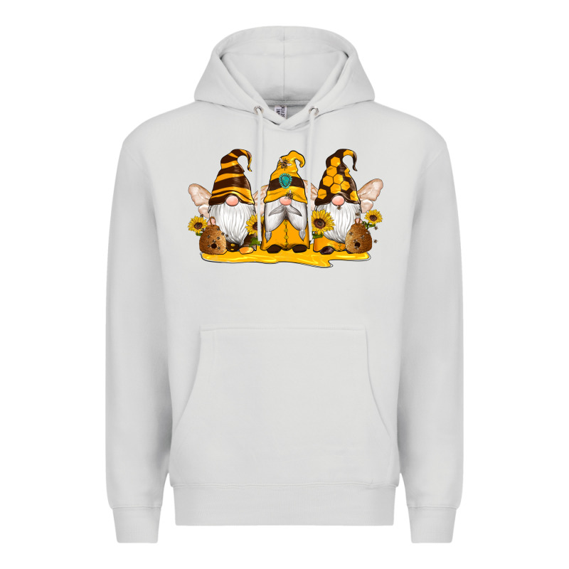 Western Bee Gnomes Beehive Honey Sunflowers Premium Hoodie by Artiststas | Teevron