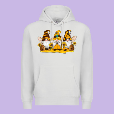 Western Bee Gnomes Beehive Honey Sunflowers Premium Hoodie Designed By Artiststas