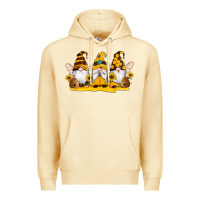 Pina Colada western bee gnomes beehive honey sunflowers Premium Hoodie - Artiststas