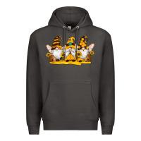 Smoke western bee gnomes beehive honey sunflowers Premium Hoodie - Artiststas